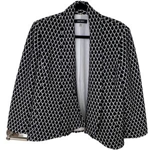 Nine West Black and White Blazer